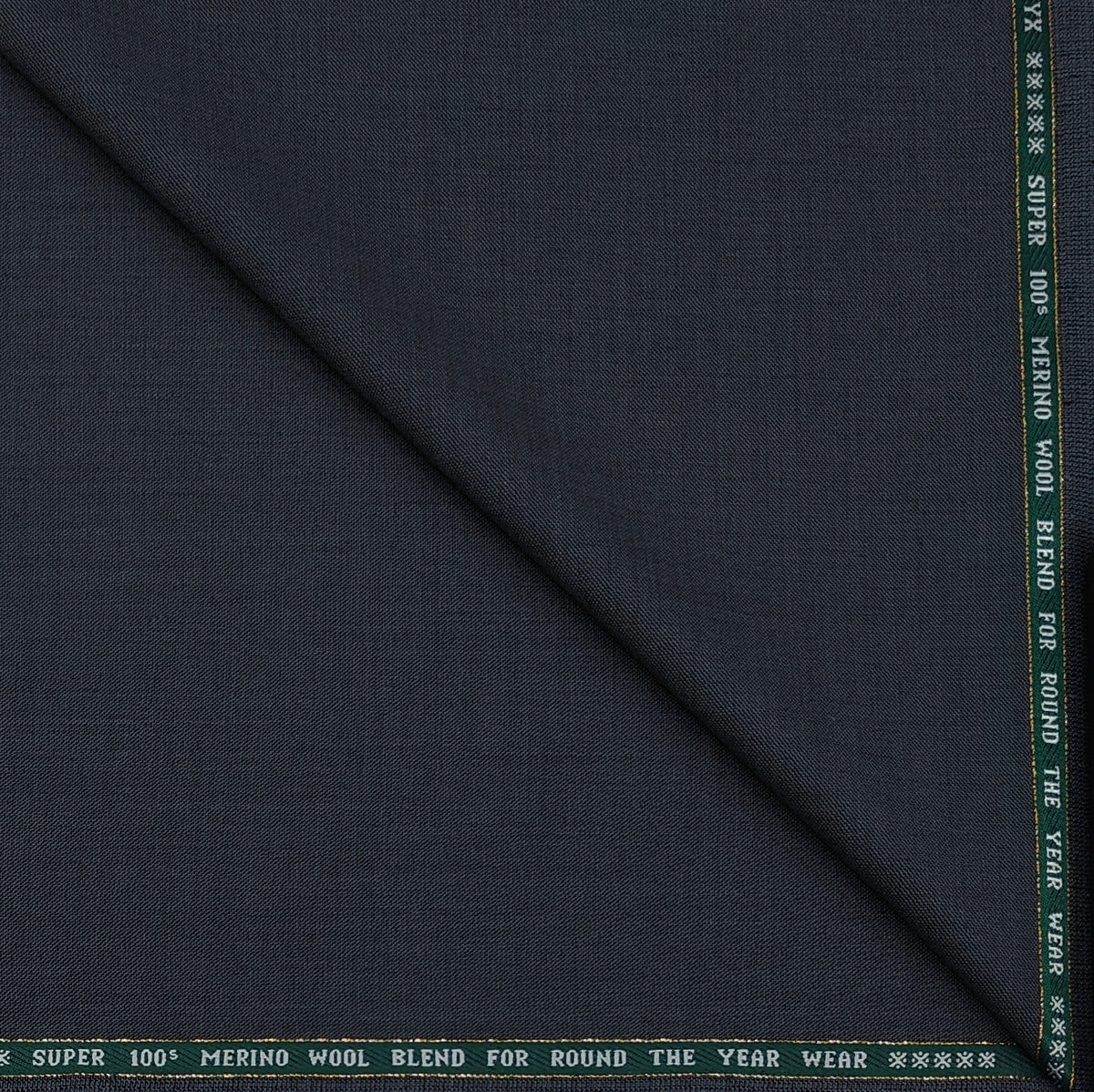 Suit Fabric Raymond Exotic Super 100s Count Luxurious 40% Rich Wool Structure Color Metal Grey
