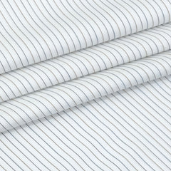 Shirt Fabric Donear Premium 100% Pure Cotton PinStripes Colour Blue, Brown N White