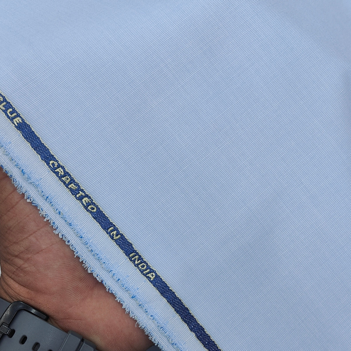Shirt Fabric ManTire wrinkle Free PC Plain Fill a Fill Colour Baby Blue