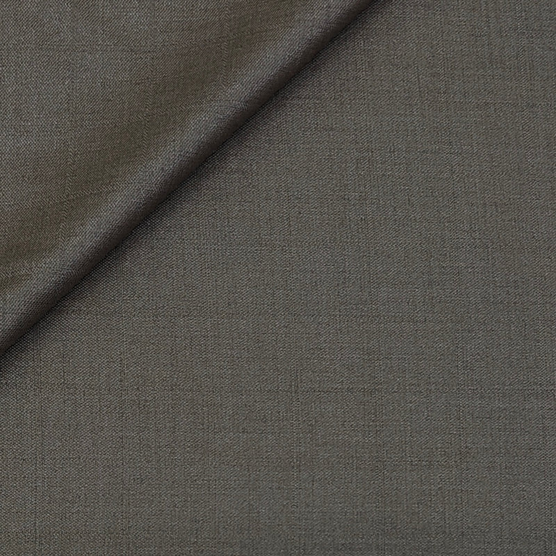Trouser Fabric Reid & Taylor Poly Viscose Self Check Color Sable Brown