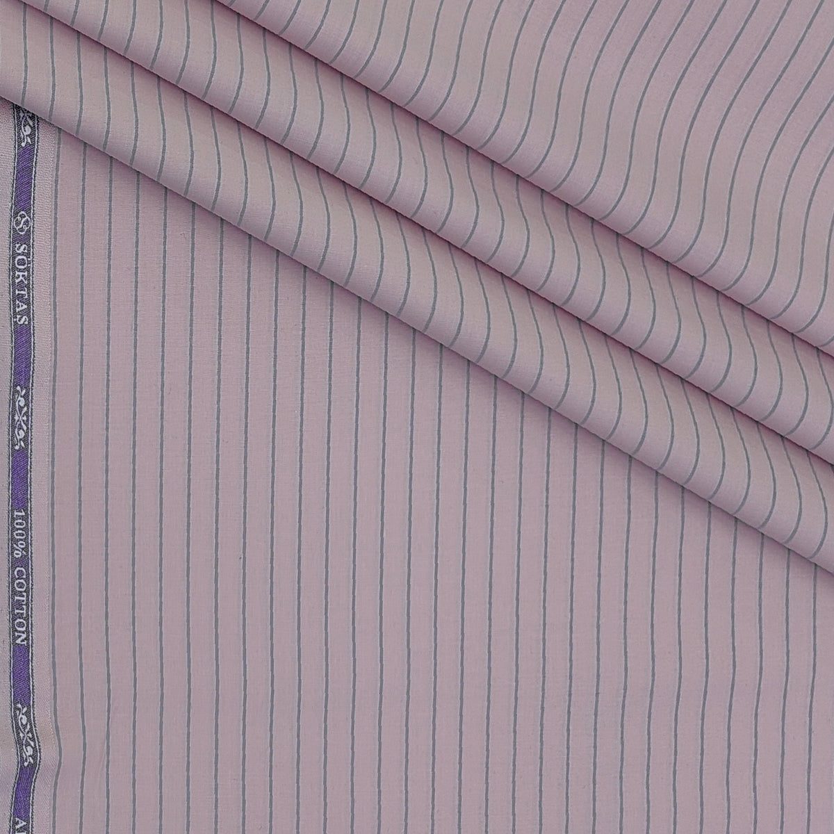 Shirt Fabric Soktas Finest 80s Giza Cotton Lining Colour Muted Pink