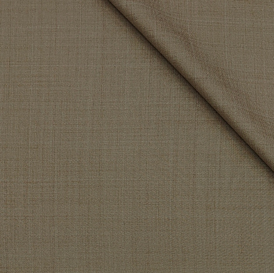 Trouser Fabric Canetti Italy Luxury TR Structure Colour Umber Brown