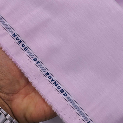 Raymond Premium Pure Cotton Unstitched Plain Shirt Fabric Colour Lavender