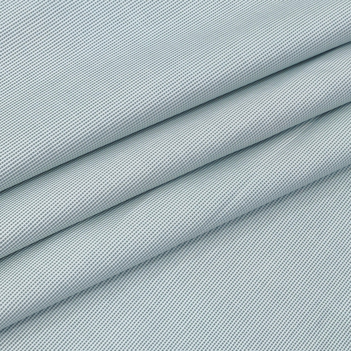 Shirt Fabric Arvind 100% Pure Cotton Micro Check Colour Greenish Grey