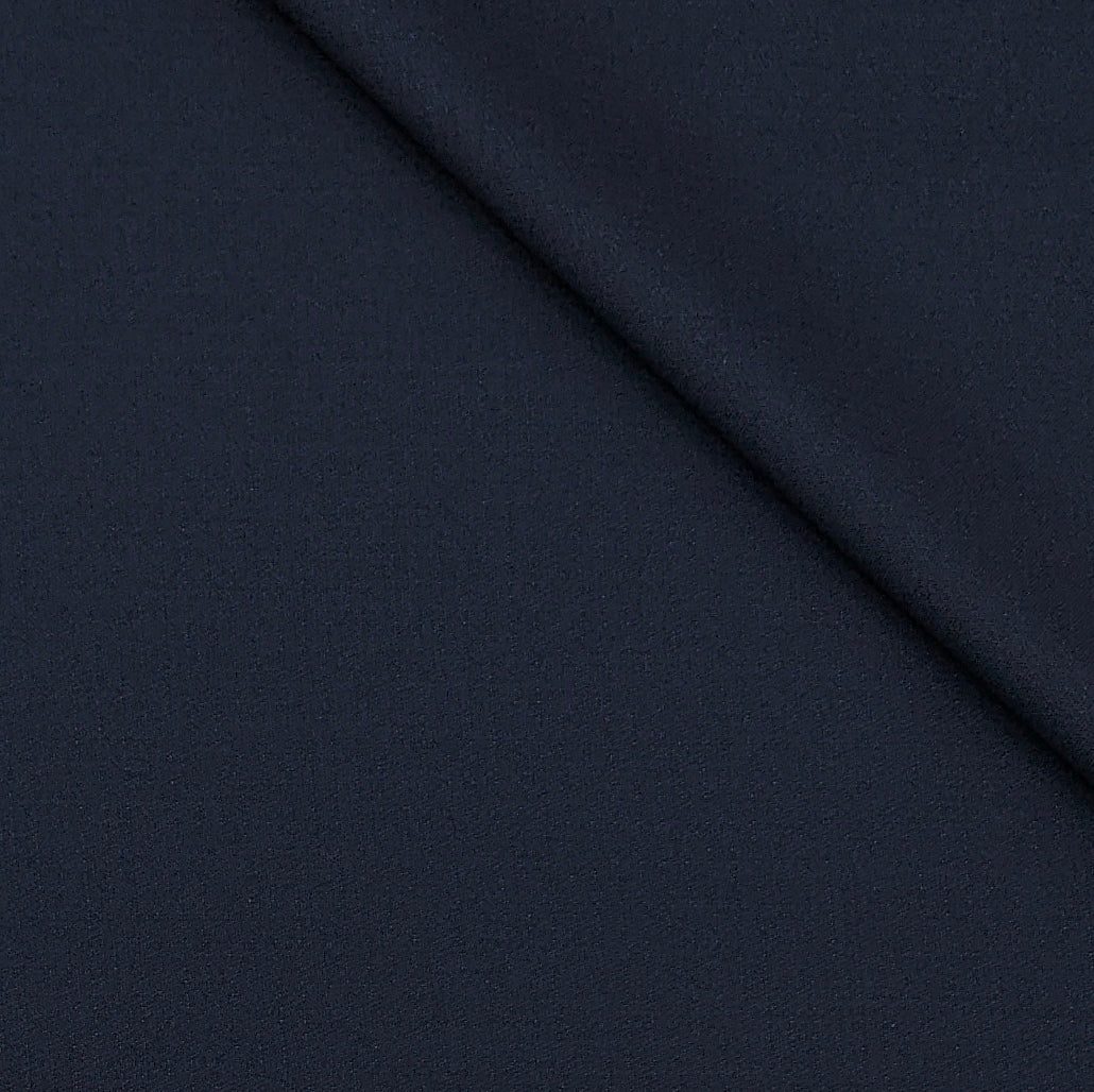 Suit Fabric Raymond Super Luxurious 42% Rich Wool Self Textured Color Dark Space Blue
