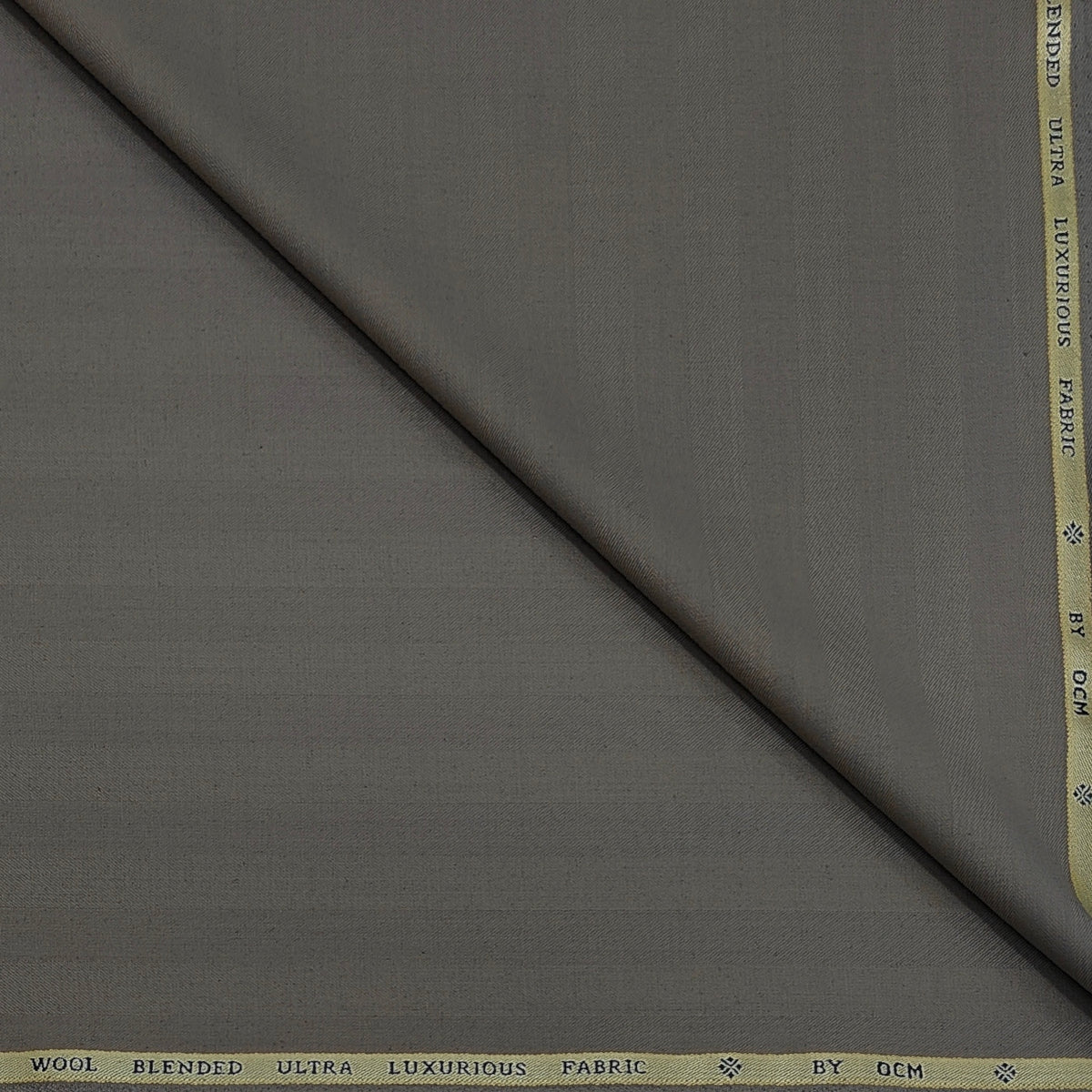 Trouser Fabric OCM Exotic Premium Super 150s Count 40% Merino Wool Self Lining Color Beaver Brown