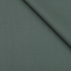Suit Fabric Raymond Exotic Super 120s Count Luxurious 70% Rich Wool Plain Color Laurel Green
