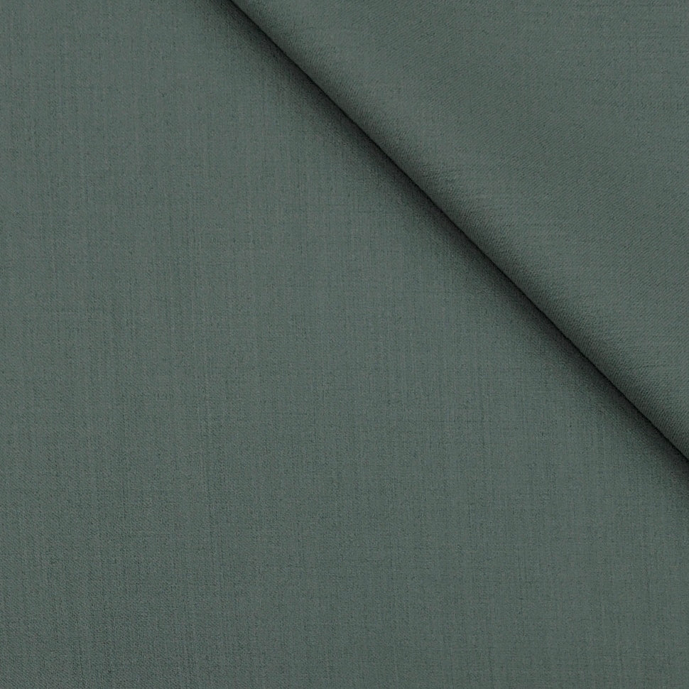 Suit Fabric Raymond Exotic Super 120s Count Luxurious 70% Rich Wool Plain Color Laurel Green