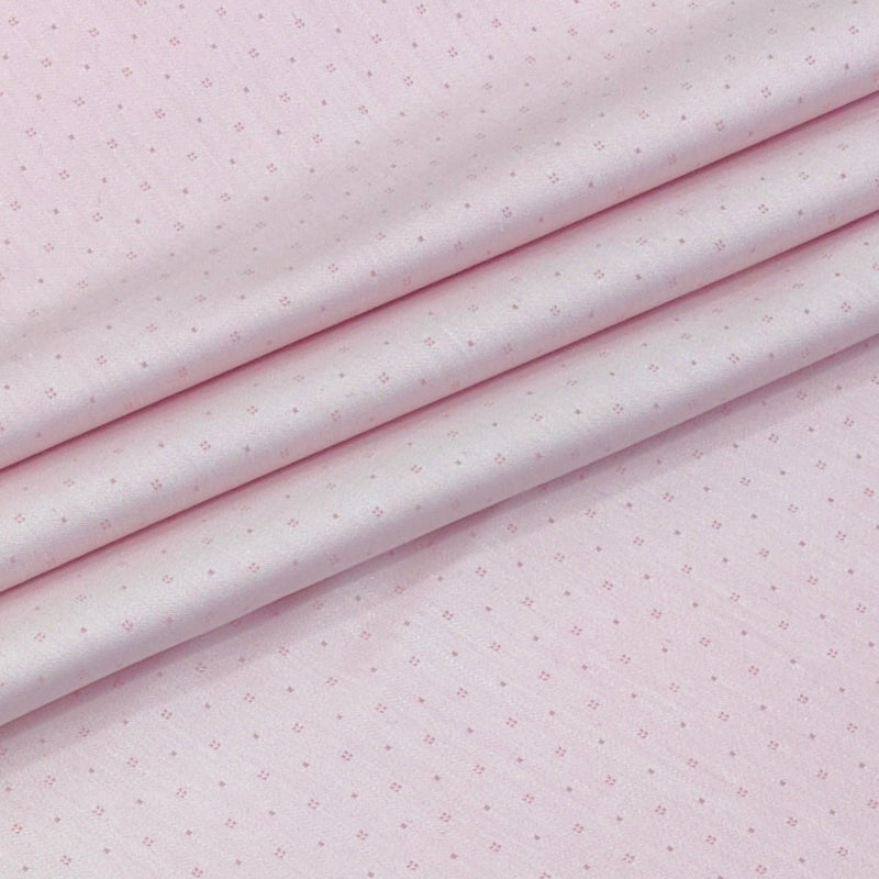 Shirt Fabric Arvind 100% Pure Cotton Dobby Colour Blush Pink