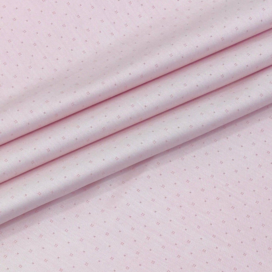Shirt Fabric Arvind 100% Pure Cotton Dobby Colour Blush Pink