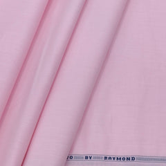 Raymond Premium Plain Fill a Fill Pure Cotton Shirt Fabric Colour Baby Pink