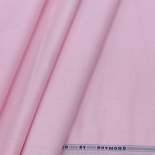 Raymond Premium Plain Fill a Fill Pure Cotton Shirt Fabric Colour Baby Pink