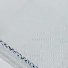 Shirt Fabric Arvind 100% Pure Cotton Micro Check Colour Light Grey