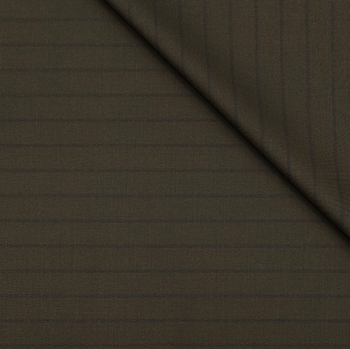 Trouser Fabric Canetti Italy Luxury TR Fine Stripes Colour Bistre Brown