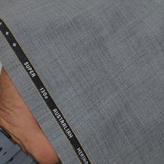 Raymond Exotic Premium Super 130s Merino Count 70% wool Slub Suiting Fabric Colour Zinc Grey