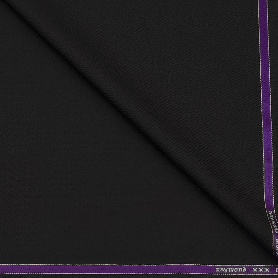 Trouser Fabric Raymond Wool Blended Plain Colour Dark Bistre Brown