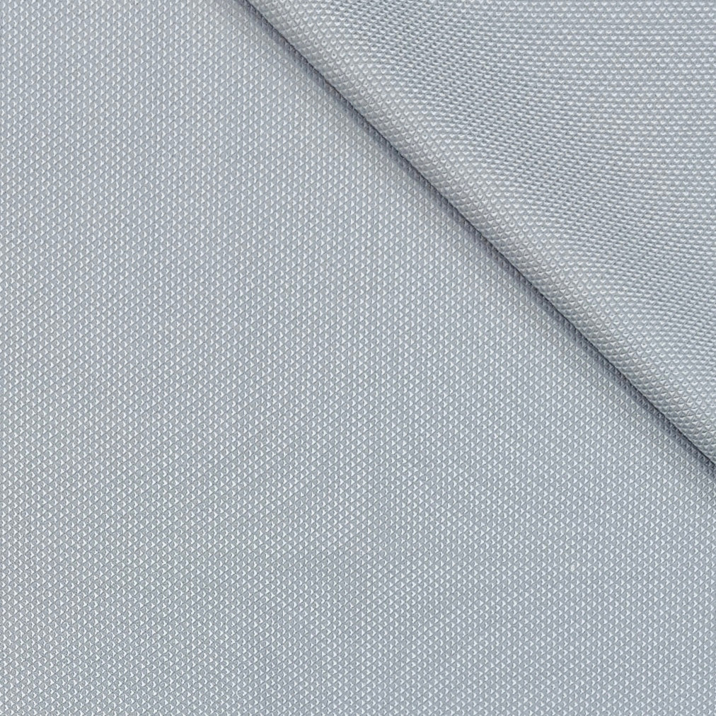 Trouser Fabric Canetti Italy Merino 100s Wool Blend Dobby Colour Silver Grey