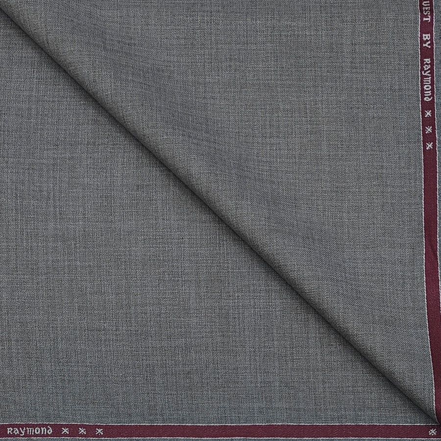 Blazer Fabric Raymond Poly Viscose Structure Colour Zinc Grey