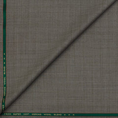 Suit Fabric Raymond Super 100s Count Wool Blend Structure Color Sand Brown