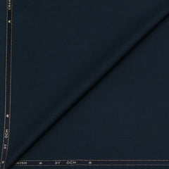 Trouser Fabric OCM Exotic Premium Super 150s Count 40% Merino Wool Pin Lining Color Peacock