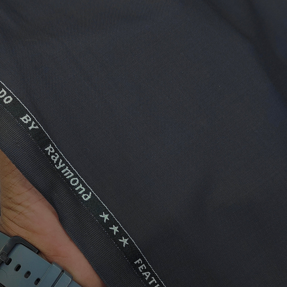 Blazer Fabric Raymond Poly Viscose Plain Colour Greyish Blue