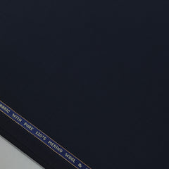 Suit Fabric Raymond Exotic Super 120s Count Luxurious 60% Rich Wool Plain Color Dark Blue