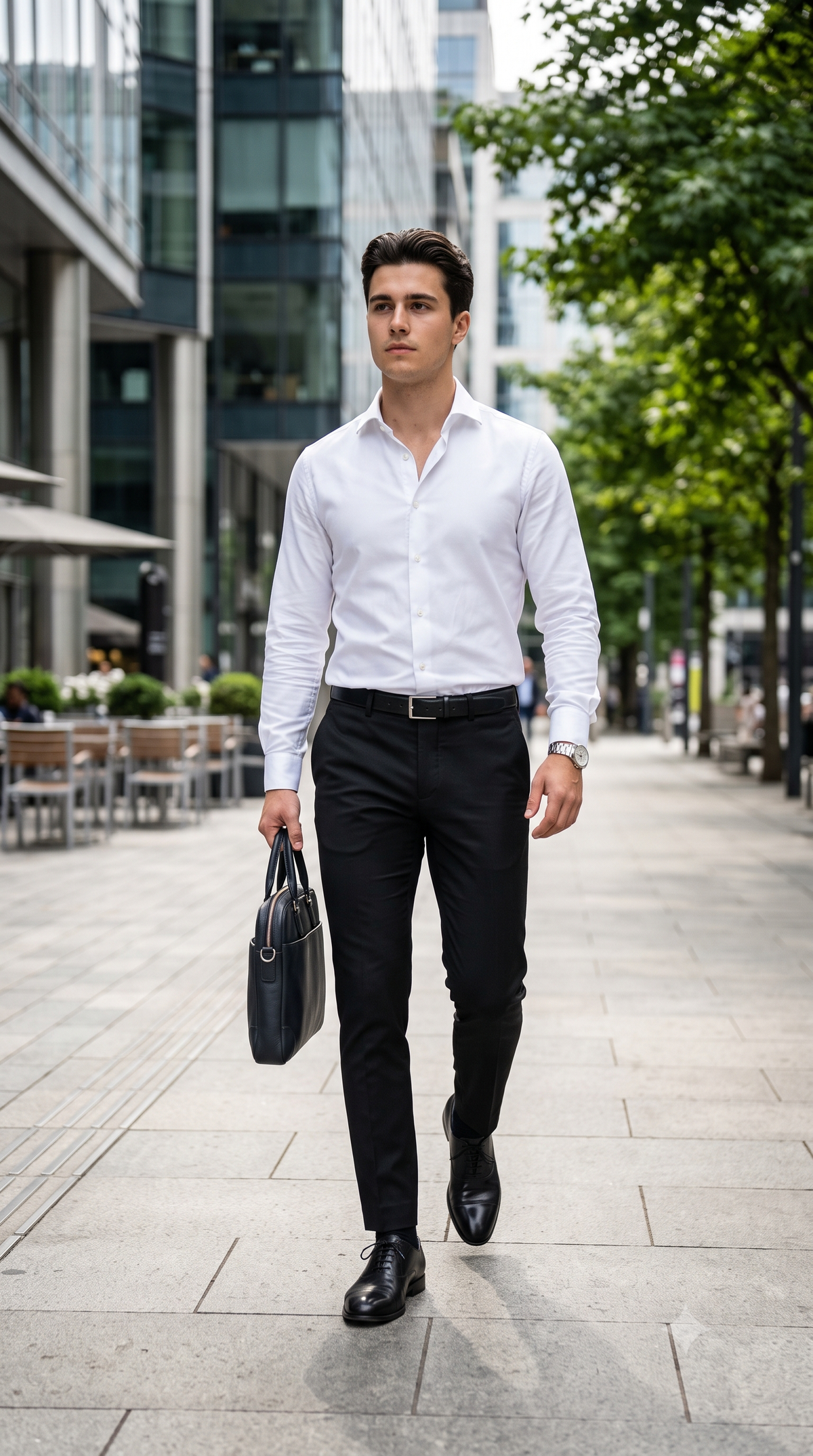 Trouser Fabric Raymond Wool Blended Structure Colour Black
