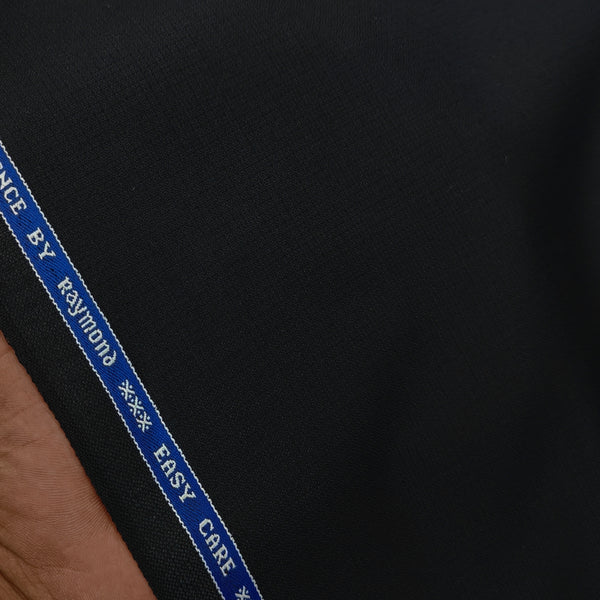Suit Fabric Raymond Super Luxurious 40% Rich Wool Pin Check Color Pitch Black