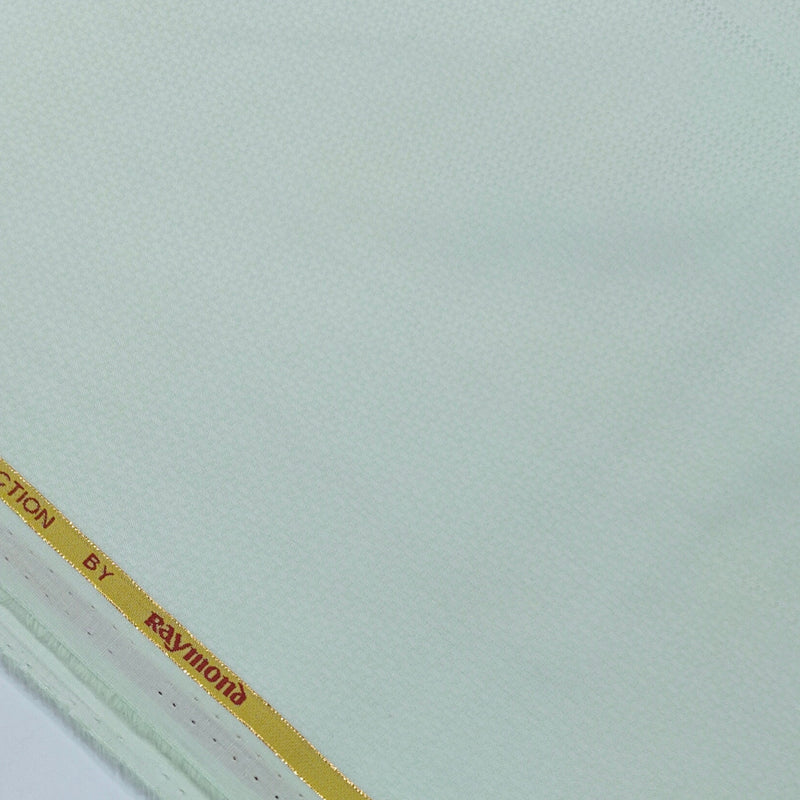 Shirt Fabric Raymond Chairman Super 2/170s Count Giza Cotton Weave Jacquard Colour Pistachio Green
