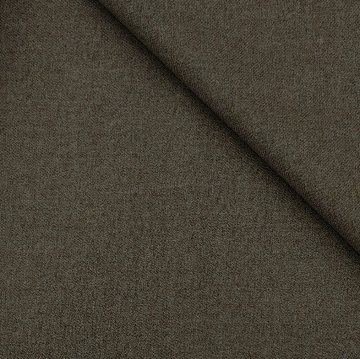 Tweed Blazer Fabric OCM 100% Premium Wool Plain Colour Cedar Brown