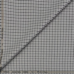 Tweed Blazer Fabric Reid N Taylor Houndstooth Colour Taupe N Natural Brown