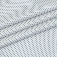Shirt Fabric Donear LA Finish Premium Giza Cotton Bengal Stripe Colour Grey N White