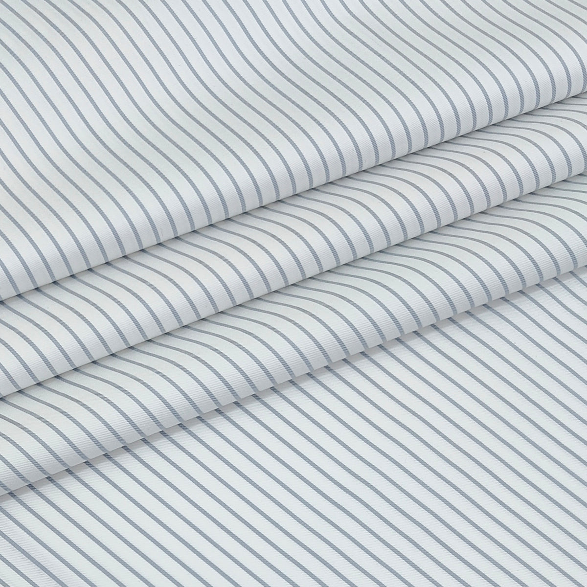 Shirt Fabric Donear LA Finish Premium Giza Cotton Bengal Stripe Colour Grey N White
