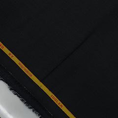 Shirt Fabric Raymond Portofino Super 100Lea*100Lea Pure Linen Plain Colour Jet Black