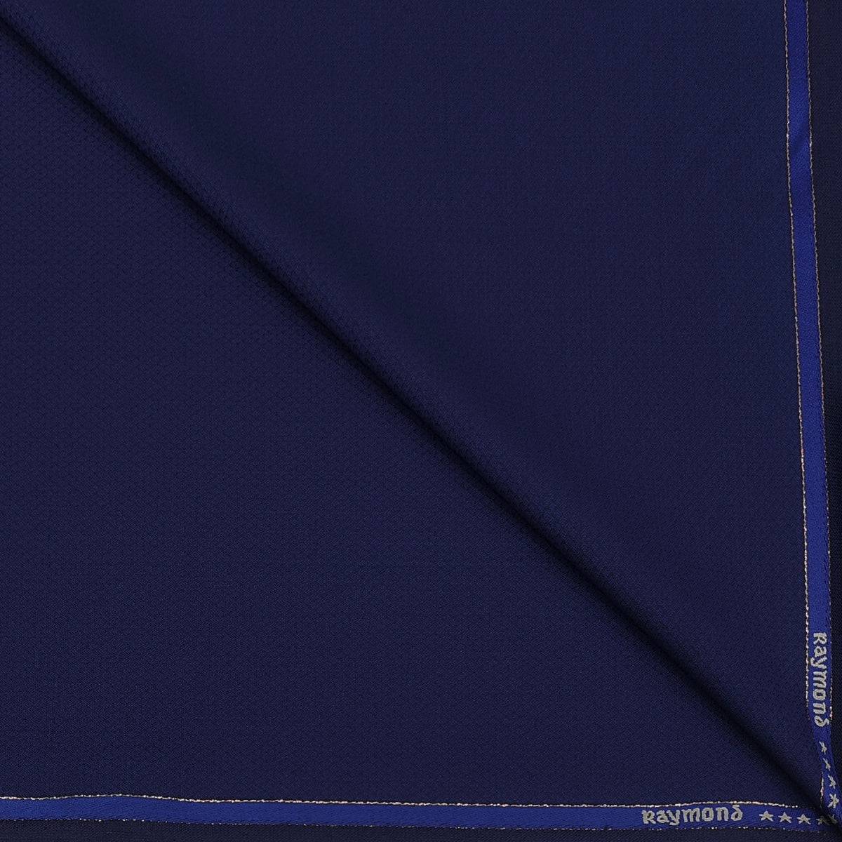 Suit Fabric Raymond Exotic Super 100s Count Luxurious 40% Rich Wool Dobby Color Midnight Blue