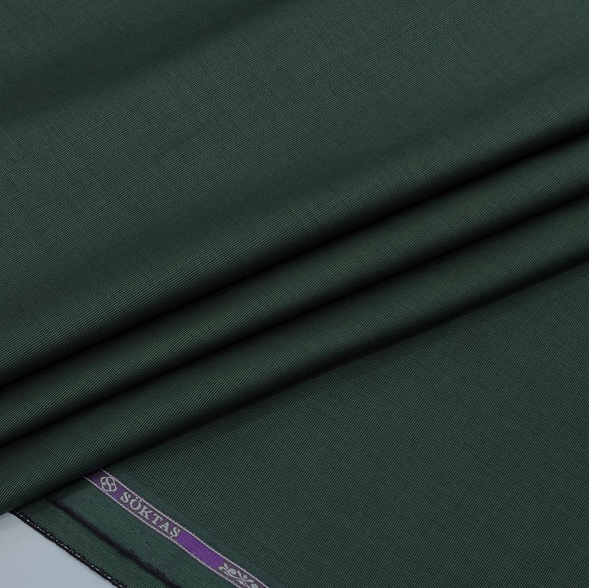 Shirt Fabric Soktas 100% Cotton Oxford Weave Colour Pine Green