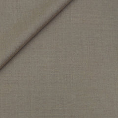 Tweed Blazer Fabric OCM 100% Premium Wool Plain Colour Taupe Brown