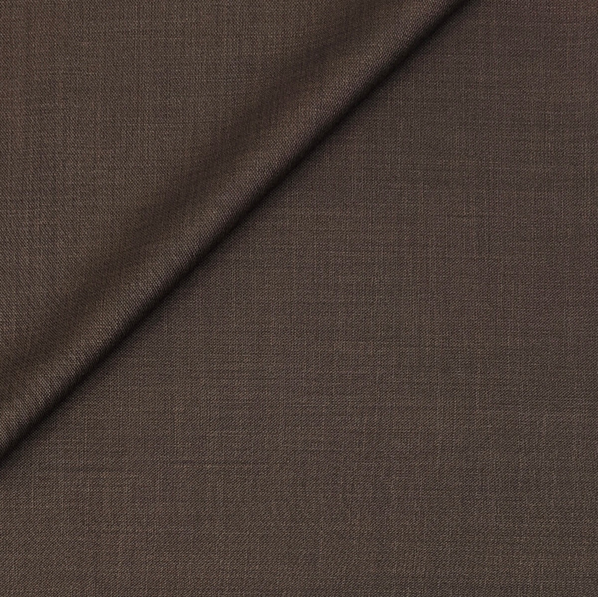 Blazer Fabric Raymond Poly Viscose Slub Colour Dark Wood Brown
