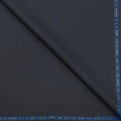 Suit Fabric Raymond Wool Blend Stretchable Textured Color Dark Slate Grey
