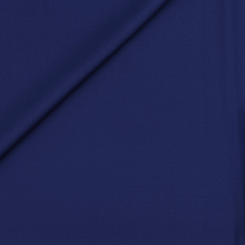 Suit Fabric Raymond Super Luxurious 52% Rich Wool Plain Color Berry Blue