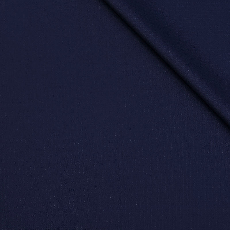 Suit Fabric Raymond Super Luxurious 42% Rich Wool Micro Dobby Color Space Blue