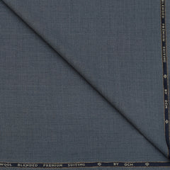 Trouser Fabric OCM Exotic Premium Super 130s Count 40% Merino Wool Color Worsted Grey