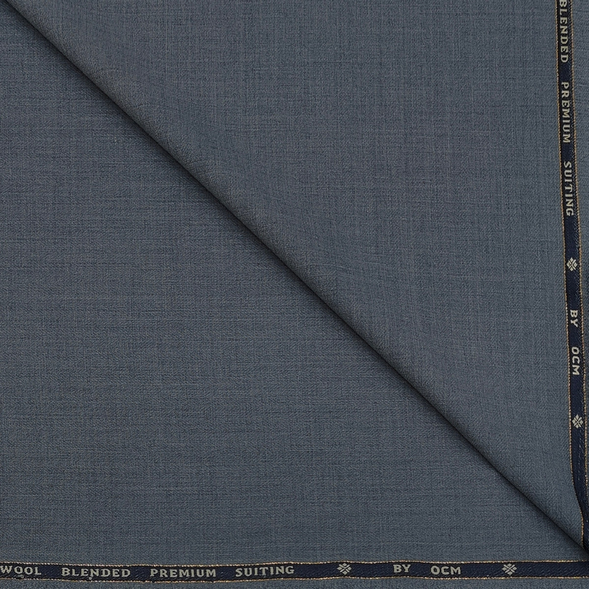 Trouser Fabric OCM Exotic Premium Super 130s Count 40% Merino Wool Color Worsted Grey