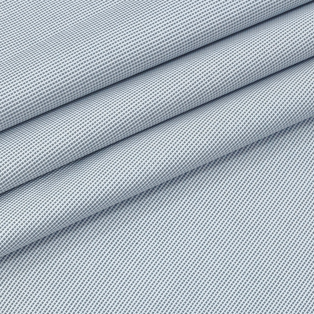 Shirt Fabric Arvind 100% Pure Cotton Micro Check Colour Bluish Grey