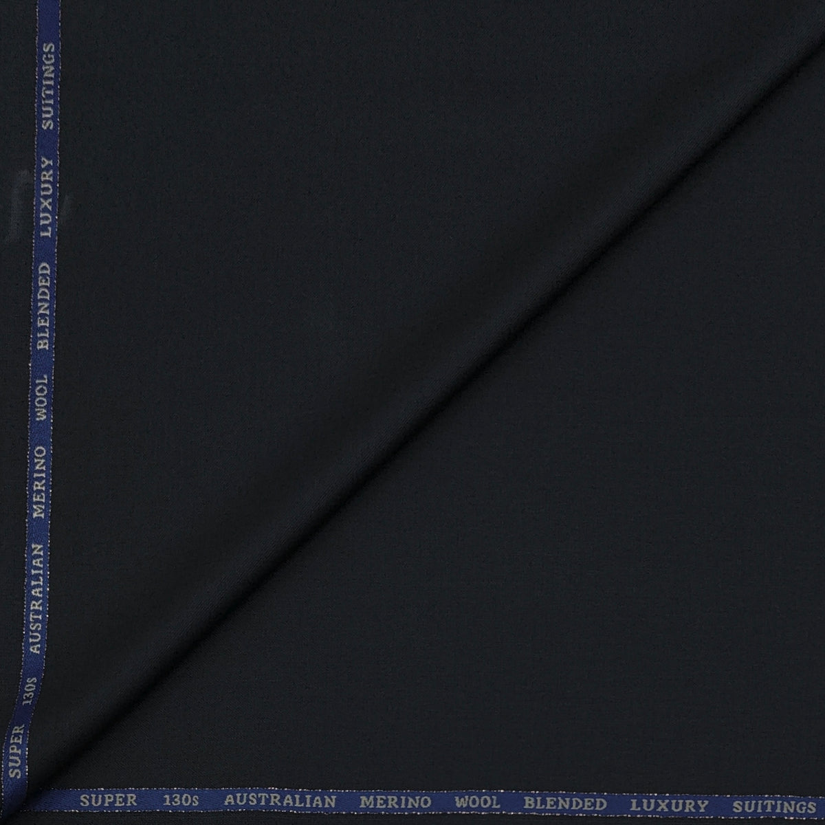 Suit Fabric OCM Exotic Premium Super 130s Count 40% Merino Wool Plain Color Dark Grey
