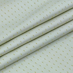 Shirt Fabric Arvind 100% Pure Cotton Dobby Colour Soft Green