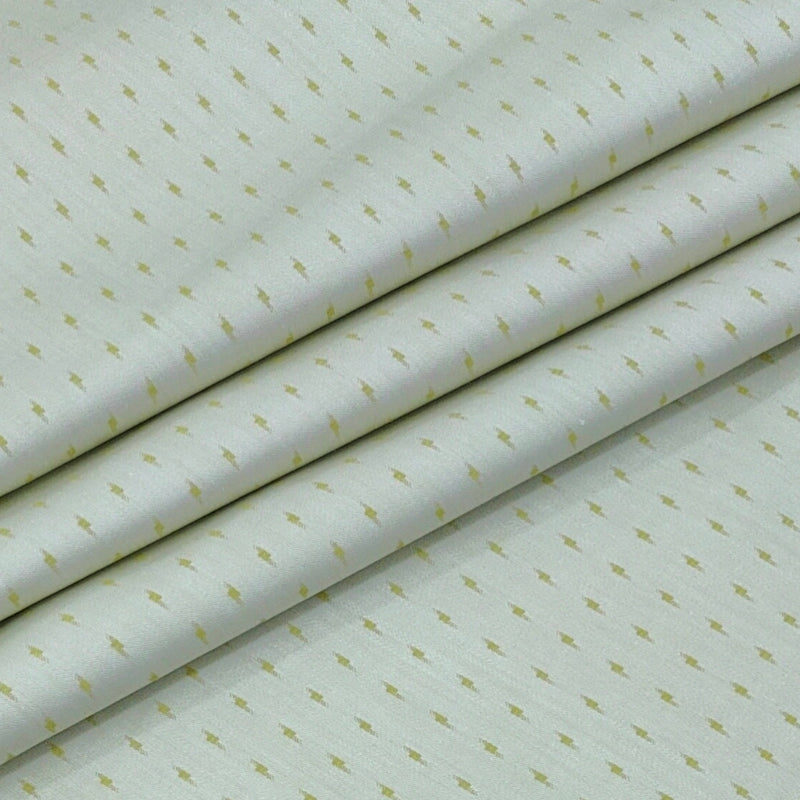 Shirt Fabric Arvind 100% Pure Cotton Dobby Colour Soft Green