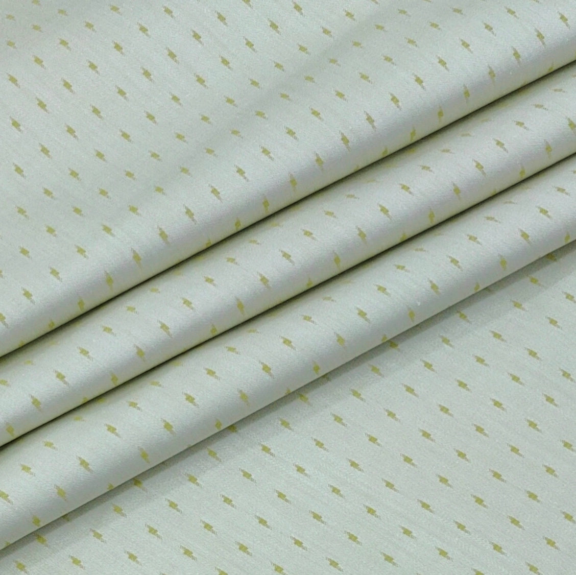 Shirt Fabric Arvind 100% Pure Cotton Dobby Colour Soft Green