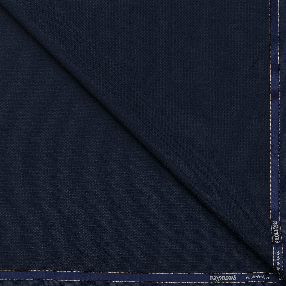 Suit Fabric Raymond Exotic Super 120s Count Luxurious 70% Rich Wool Micro Dobby Color Dark Blue