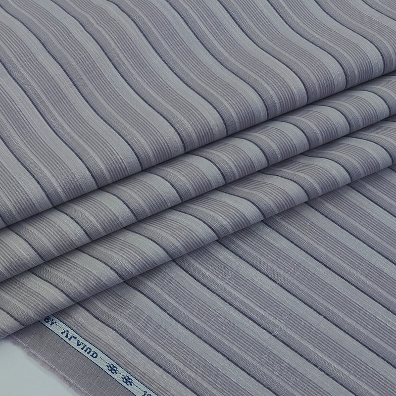 Shirt Fabric Arvind 100% Pure Cotton Patta Lining Colour Multicolour